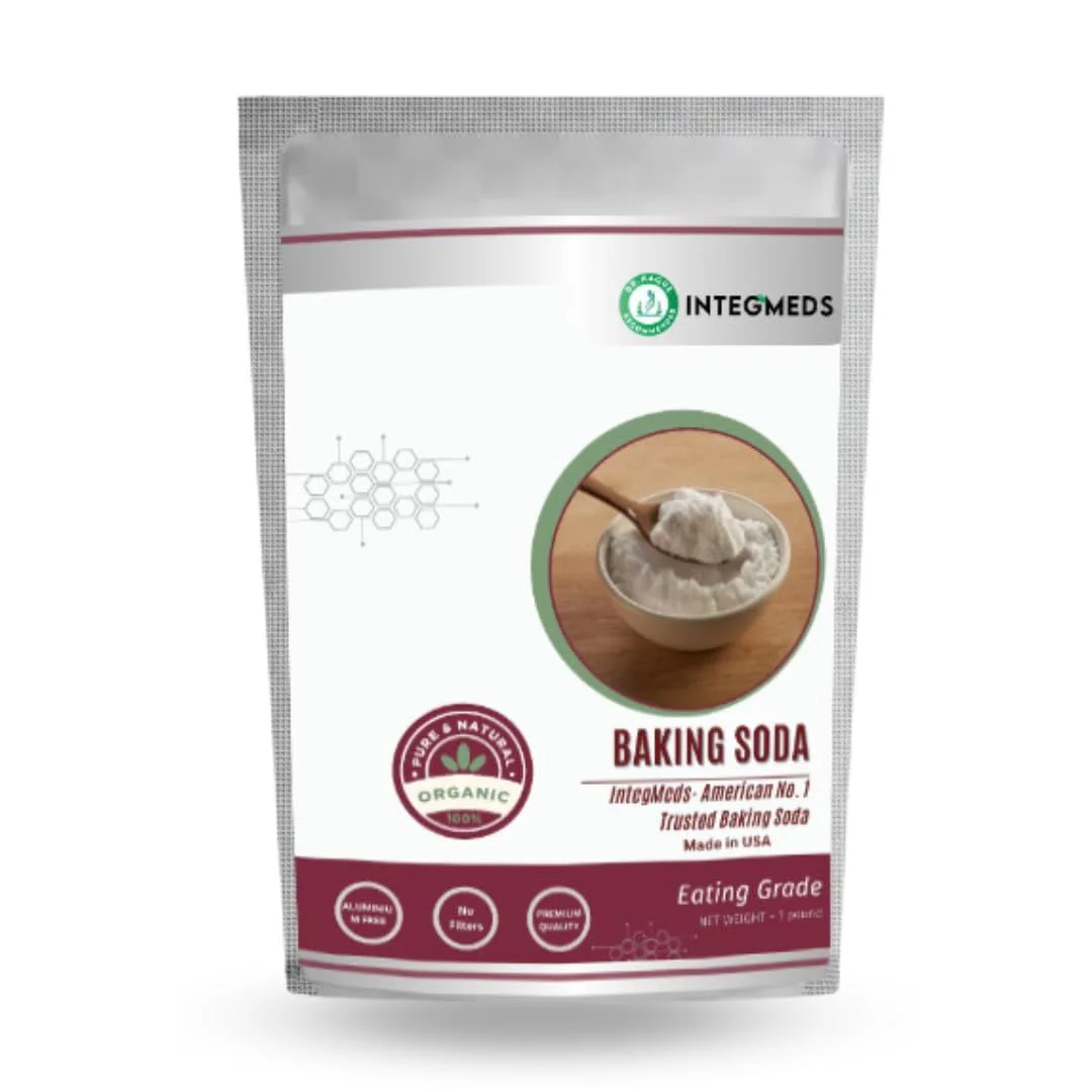 Baking Soda USP Eating Grade – INTEGMEDS – 1lb Pouch BPA Free